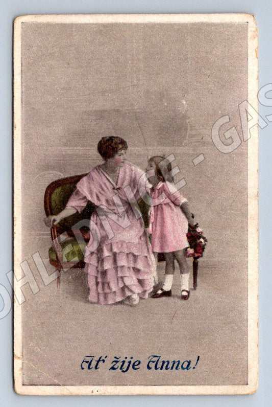 Postcard Long Live Anna colored (ST4291)