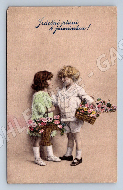 Postcards for children's name days (ST4299)