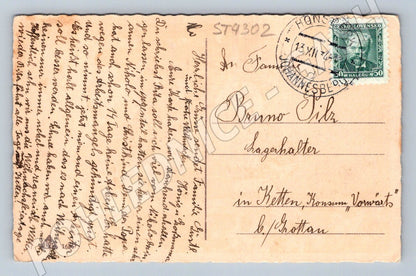 Pohlednice Vánoční Fröhliche Weihnachten 1924 (ST4302)