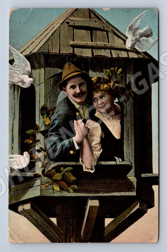 Pohlednice Smíchov kolorovaná 1905 (ST4311)