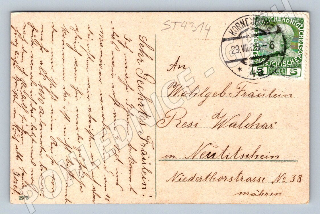 Pohlednice Nový Jičín 1906 (ST4314)