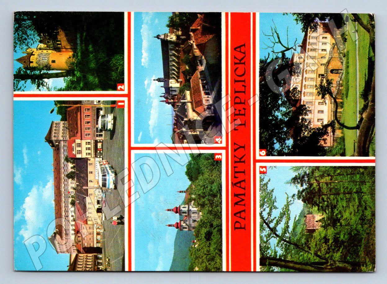 Pohlednice Teplicko Památky 1973 (TP1920)