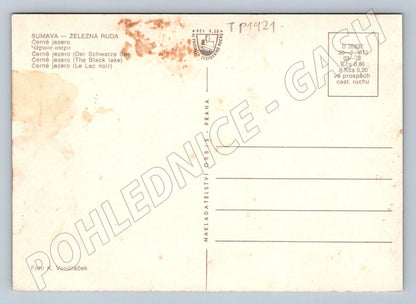 Pohlednice Šumava Železná Ruda Černé jezero (TP1921)