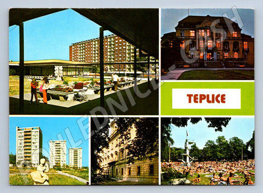 Pohlednice Teplice různé pohledy (TP1926)