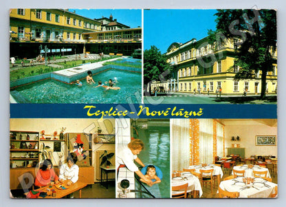 Pohlednice Teplice-Nové lázně lázeňské scény 1981 (TP1928)
