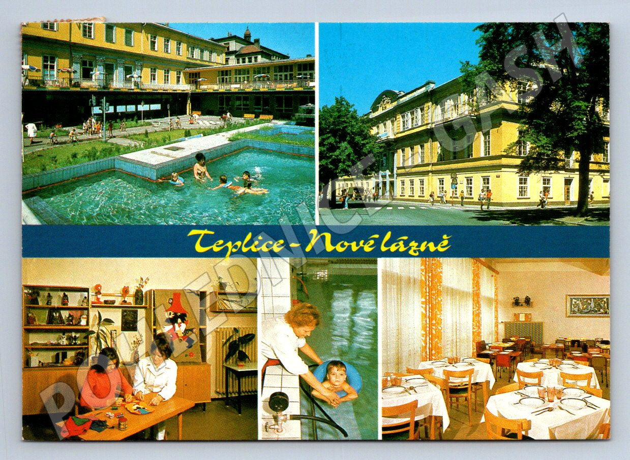 Pohlednice Teplice Nové lázně více záběrů 197x (TP1930)