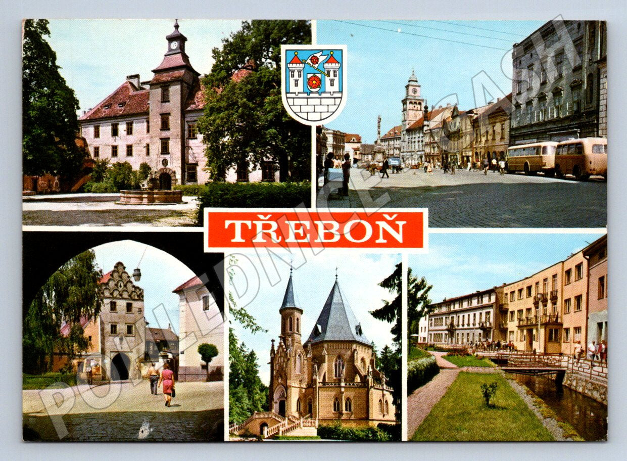 Pohlednice Třeboň více záběrů (TP1941)