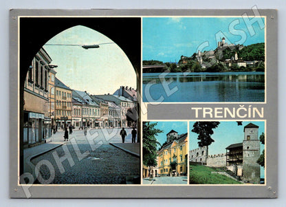 Pohlednice Slovensko Trenčín hrad a město (TP1947)