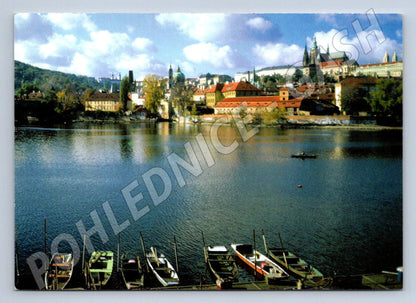 Pohlednice Praha Vltava a Pražský hrad (TP1957)