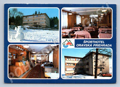 Pohlednice Slovensko Športhotel Oravská přehrada cca 1967 (TP1960)