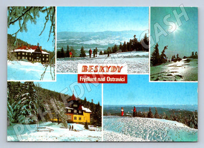 Pohlednice Beskydy Frýdlant n. Ostravicí lyžování (TP1964)