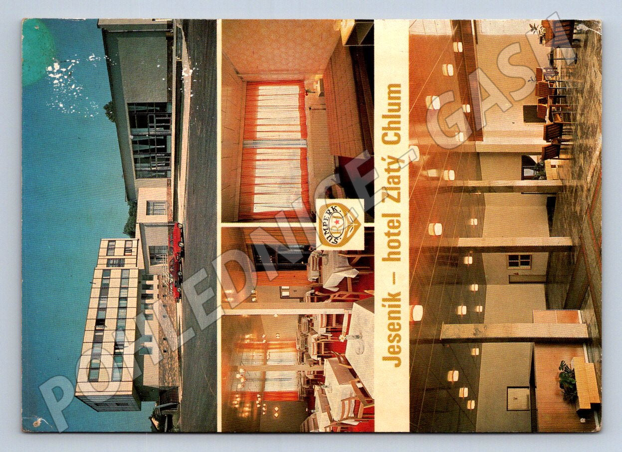 Pohlednice Jeseník hotel Zlatý Chlum (TP1969)