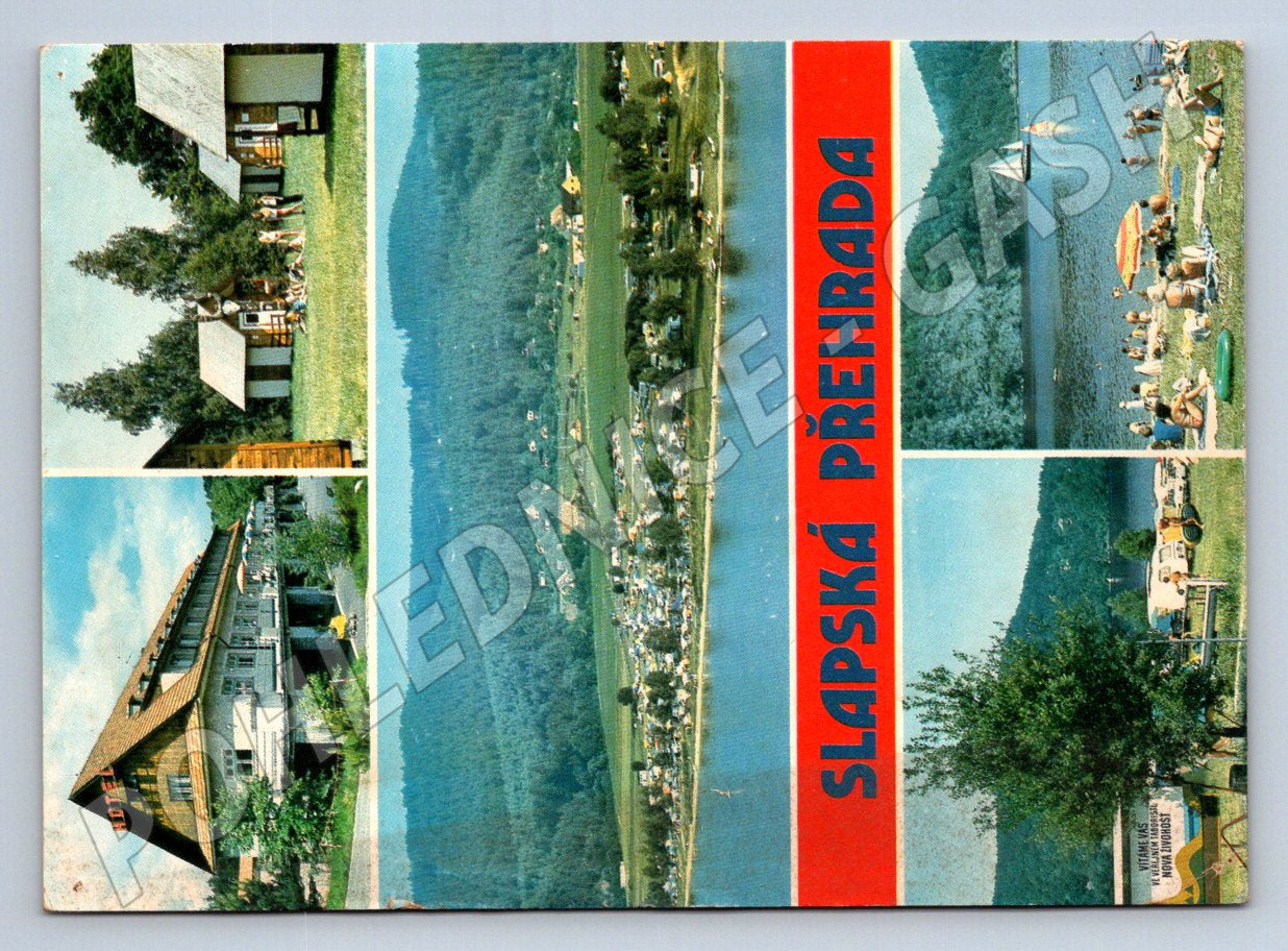Pohlednice Slapská přehrada Živohošť (TP1970)
