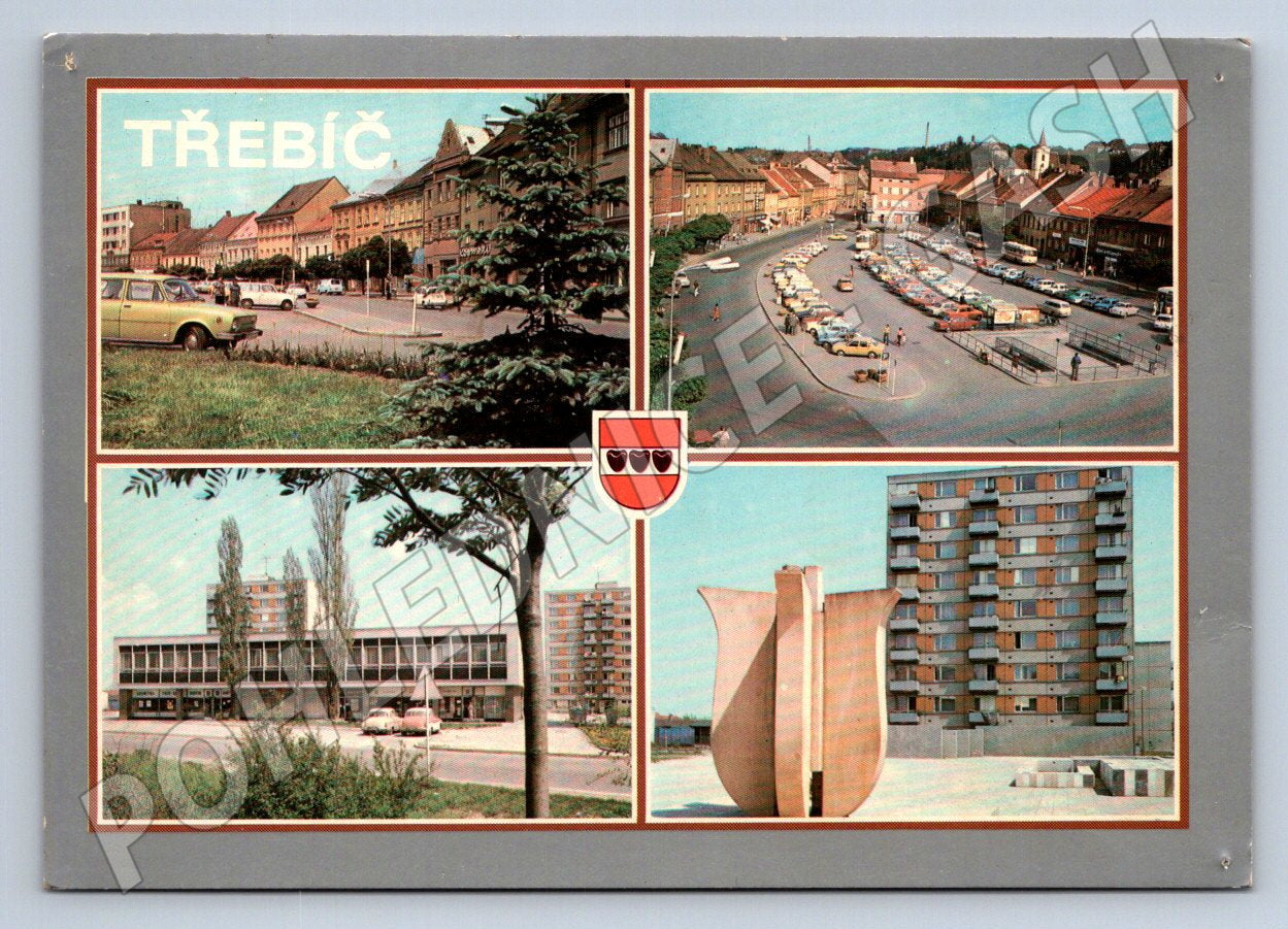 Pohlednice Třebíč různé pohledy (TP1972)