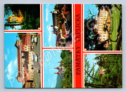 Pohlednice Teplice sběrné památky 1973 (TP1973)