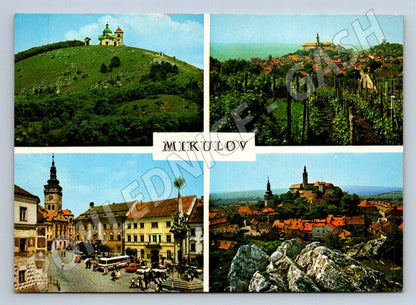 Pohlednice Mikulov panorama a dominanty 1969 (TP1975)