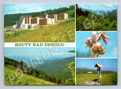 Pohlednice Kouty nad Desnou Jeseníky 1989 (TP1977)