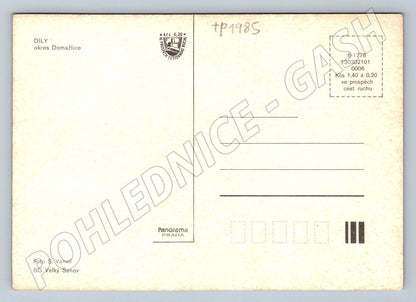 Pohlednice Díly okres Domažlice Hotel Sebek a domy (TP1985)