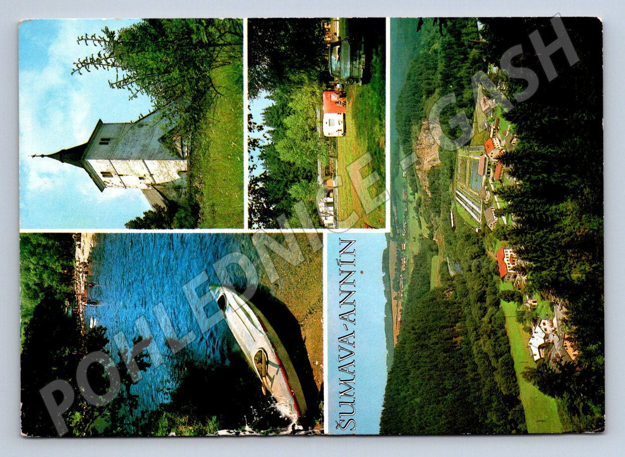 Pohlednice Šumava Annín různé motivy (TP1987)