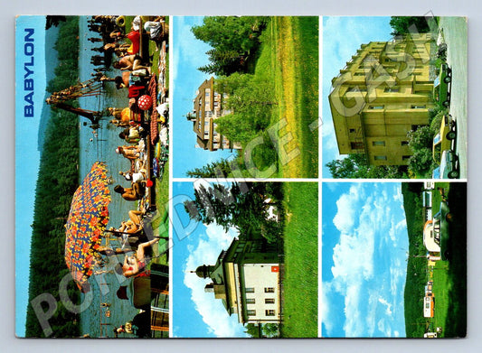Pohlednice Babylon Domažlicko rekreační areál 1982 (TP1989)