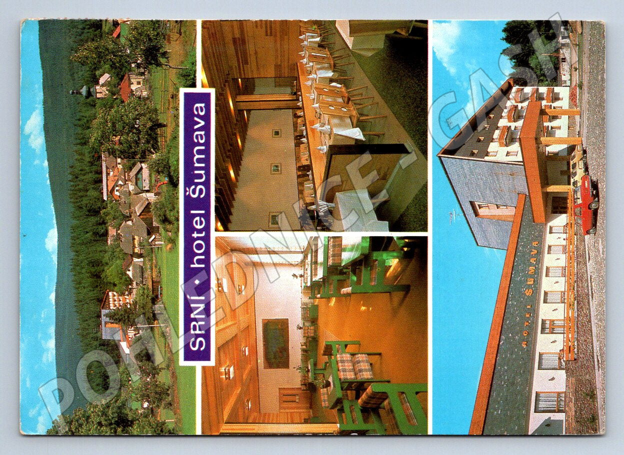Pohlednice Srní hotel Šumava (TP1990)