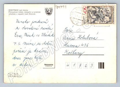 Pohlednice Rokytnice nad Jizerou pohledy město a krajina (TP1991)