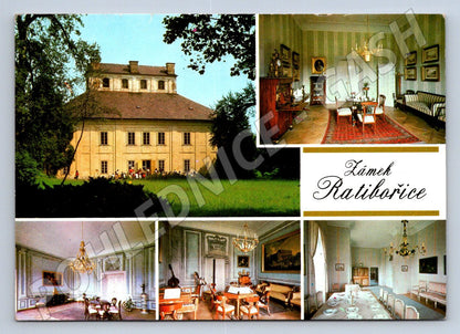 Pohlednice Ratibořice zámek interiéry (TP1996)