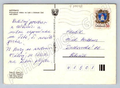 Pohlednice Neštěmice různé záběry 1970s (TP1998)