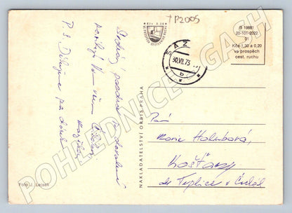 Pohlednice Samopše záběry z okolí 1973 (TP2005)