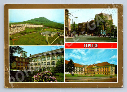Pohlednice Teplice vice zaberu Sidliste divadlo 1969 (TP2008)