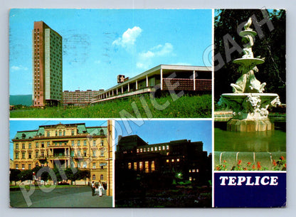 Pohlednice Teplice multi-view 1984 (TP2009)
