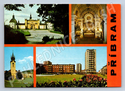 Pohlednice Příbram Svatá Hora Náměstí Sídliště 1969 (TP2017)
