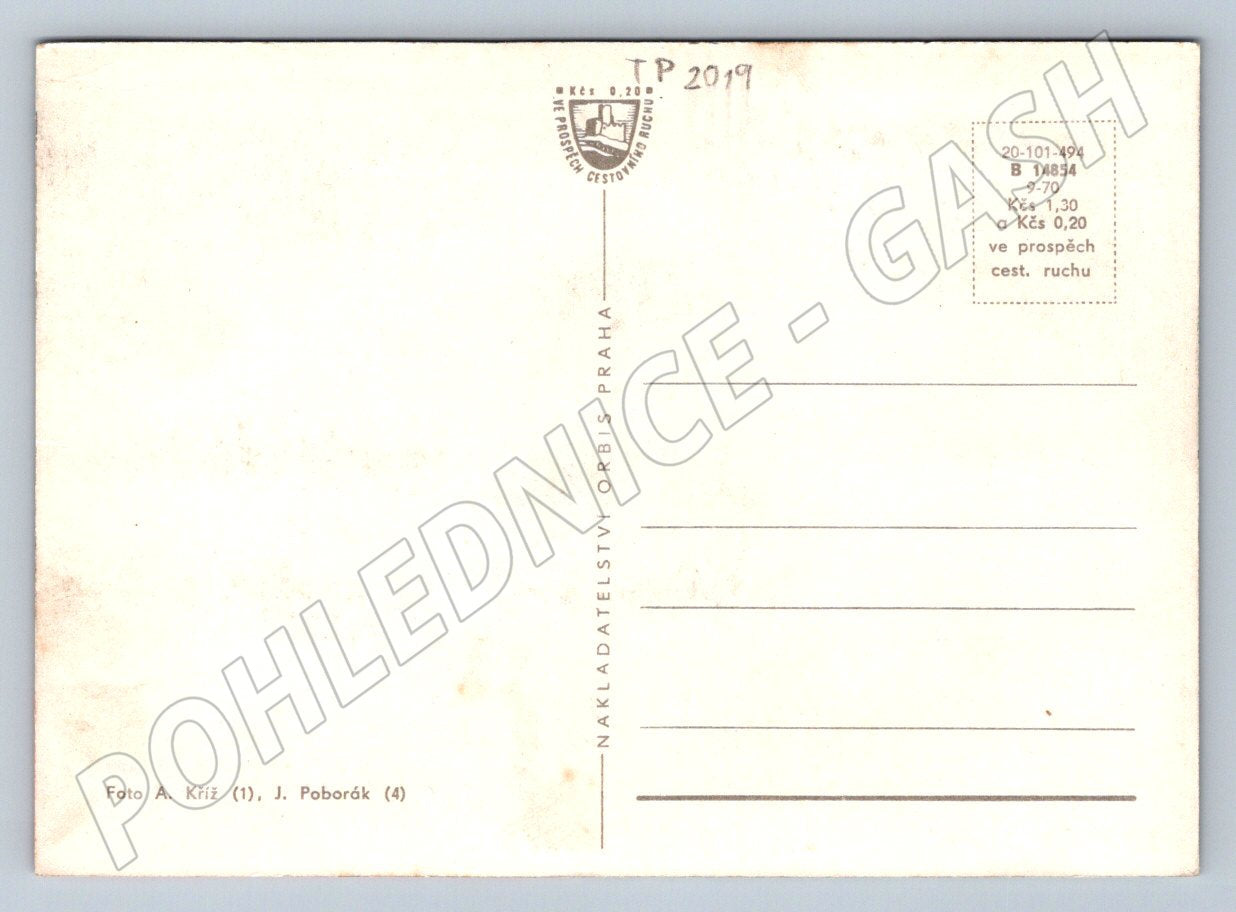 Pohlednice Lázně Libverda Obří sud 1970 (TP2019)