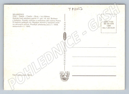 Pohlednice Velhartice hrad (TP2023)
