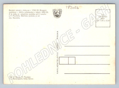 Pohlednice Ploskovice Zámek koláž (TP2026)