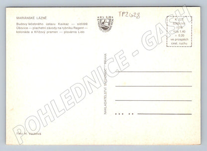 Pohlednice Mariánské Lázně koláž 1976 (TP2028)
