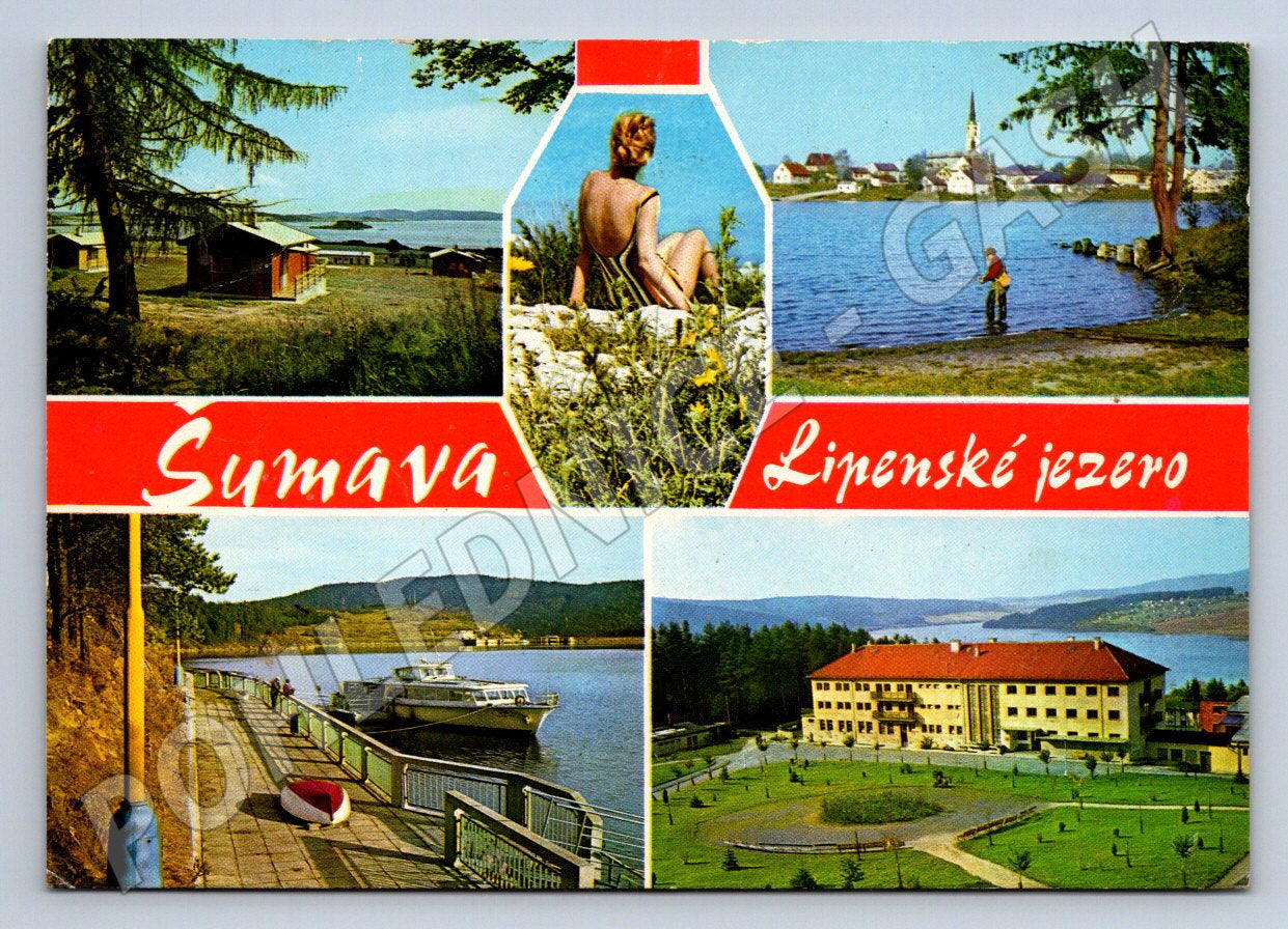 Pohlednice Šumava Lipenské jezero (TP2029)