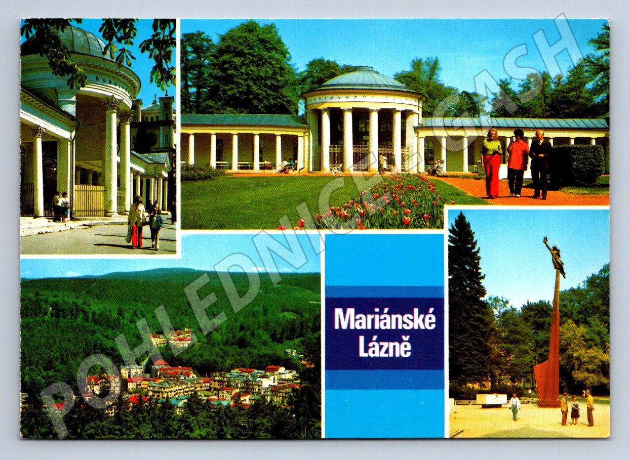 Pohlednice Mariánské Lázně památky 1950+ (TP2035)