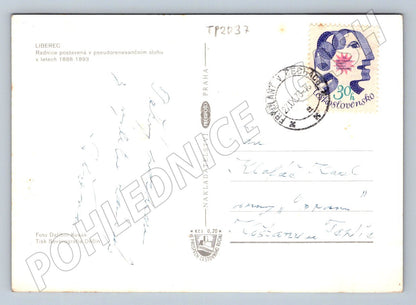 Pohlednice Liberec Radnice 1973 (TP2037)