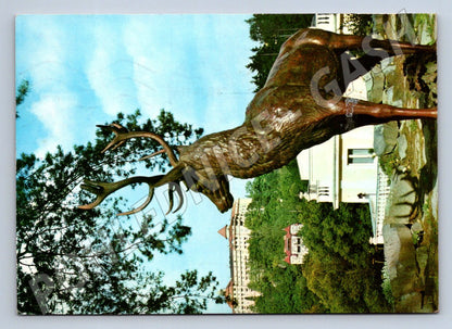 Pohlednice Karlovy Vary jelení socha Richmond 1975 (TP2041)
