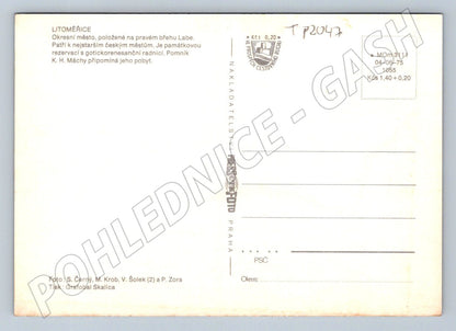 Pohlednice Litoměřice koláž 1975 (TP2047)