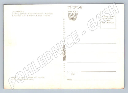 Pohlednice Litoměřice koláž pohledů (TP2050)