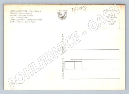 Pohlednice Severočeský kraj lázně (TP2058)