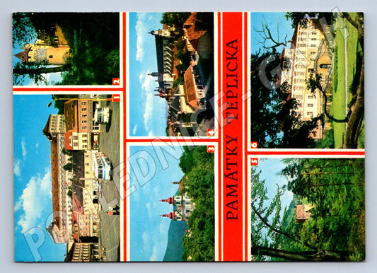 Pohlednice Památky Teplicka Bílina Teplice Duchcov (TP2066)