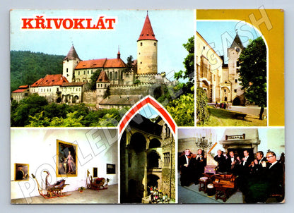 Pohlednice Křivoklát hrad a interiéry 1973 (TP2070)