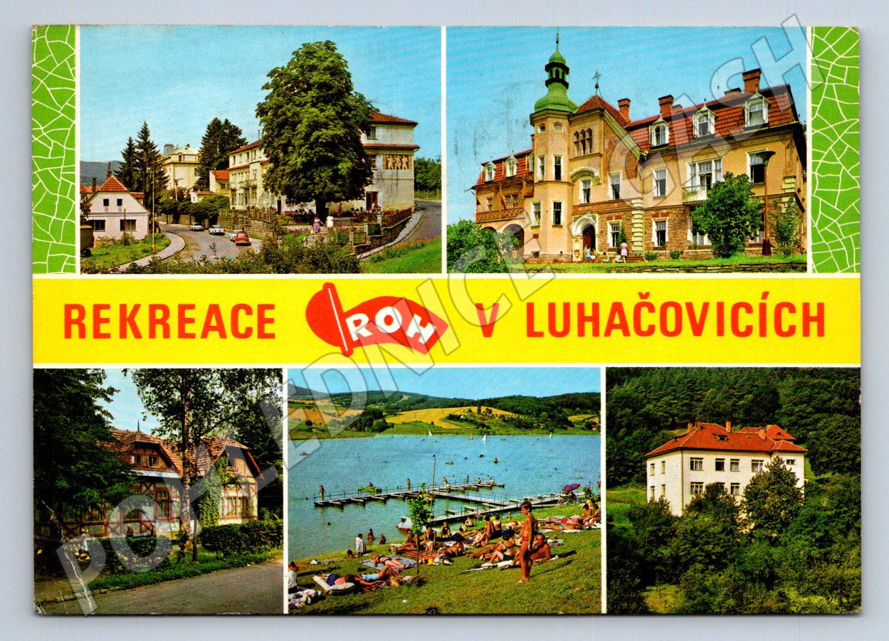 Pohlednice Luhačovice Rekreace ROH 1972 (TP2072)