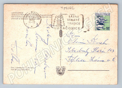 Pohlednice Luhačovice Rekreace ROH 1972 (TP2072)