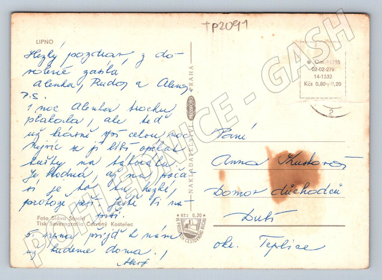 Pohlednice Lipno plachetnice (TP2091)