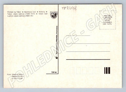 Pohlednice Táborsko koláž měst (TP2098)