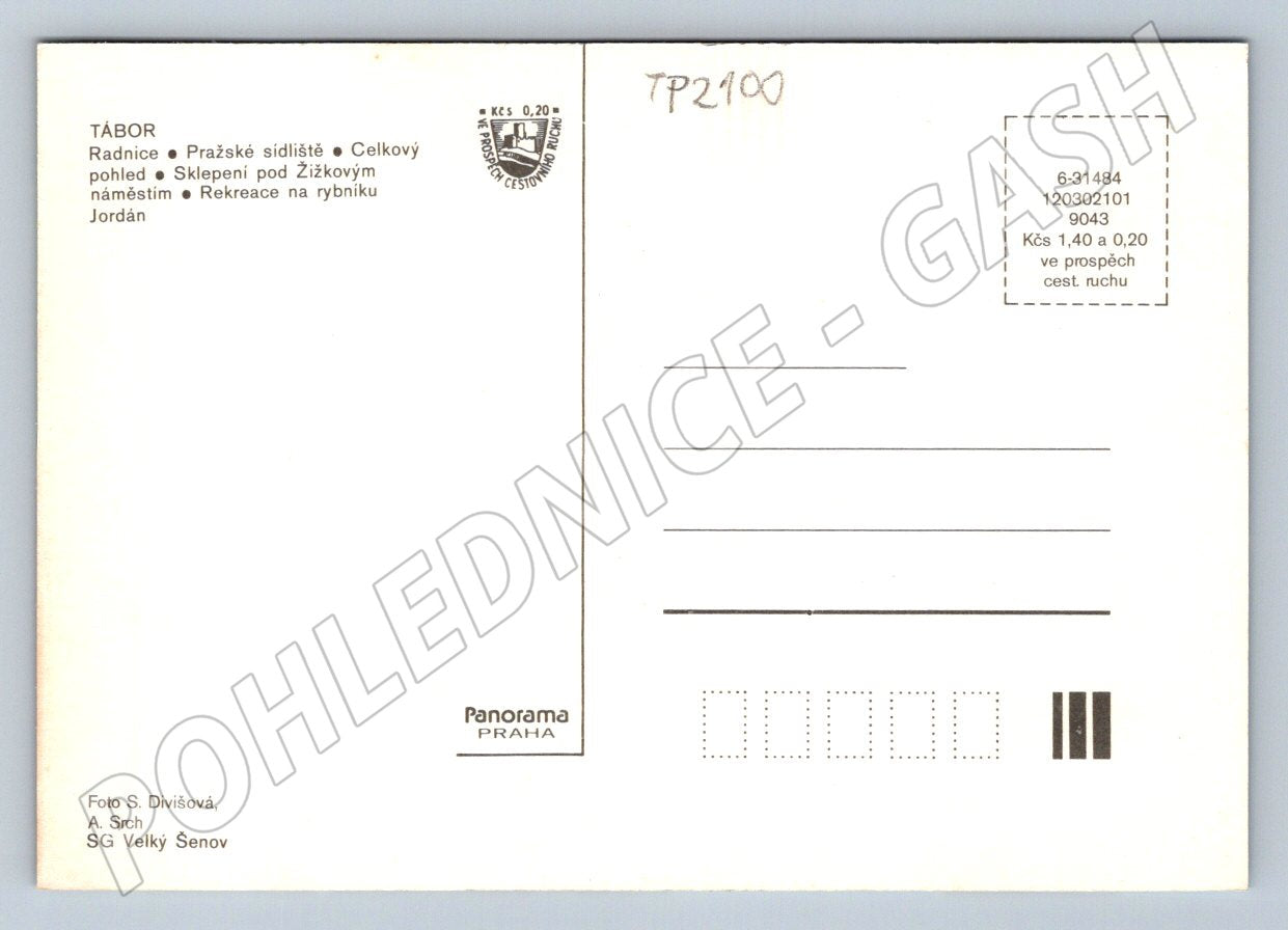 Pohlednice Tábor koláž (TP2100)